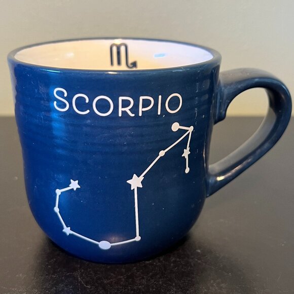 Scorpio Zodiac Horoscope Astrology Constellation Mug ~ Indigo Blue - Picture 1 of 5
